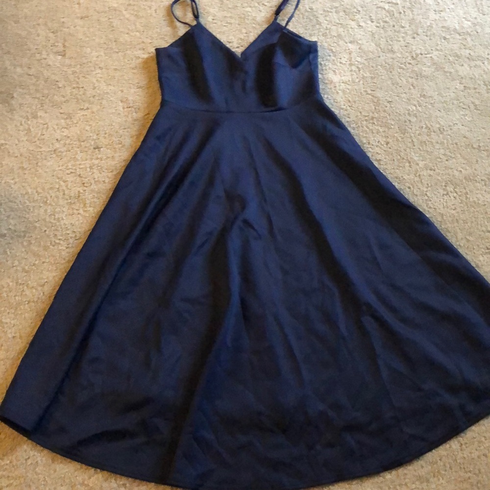 Formal Blue Maternity Dress